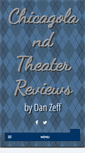 Mobile Screenshot of chicagolandtheaterreviews.com
